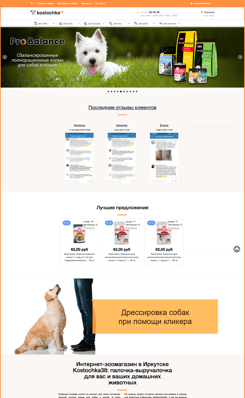 ПК, главная страница